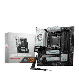 Placa Mãe MSI B650M Gaming Plus AMD AM5 M-ATX DDR5 Wi-Fi - B650M GAMING PLUS WIFI