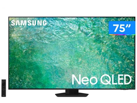 Smart TV 75'' Ultra HD 4K Neo QLED Samsung QN75QN85CA 120Hz Wi-Fi Bluetooth