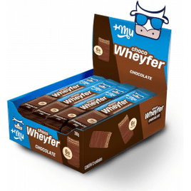 12 unidades Chocowheyfer Proteico +Mu Sabor Chocolate - 300g