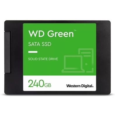 SSD SATA WD Green 240GB 2.5" Leitura: 545MB/s e Gravação: 430MB/s Preto - WDS240G3G0A