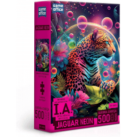 Quebra-cabeça IA: Jaguar Neon 500 peças nano - Toyster Brinquedos