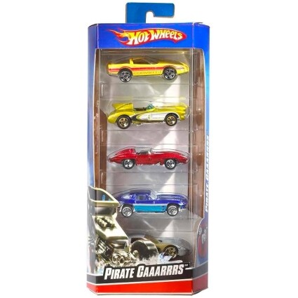 Pacote 5 Carros Sortidos Hot Wheels Mattel