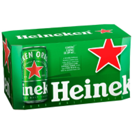 Cerveja Heineken Lager 269ml - 8 Unidades