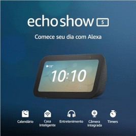 Smart Speaker Echo Show 5 Amazon Tela de 5.5" Alexa em Português