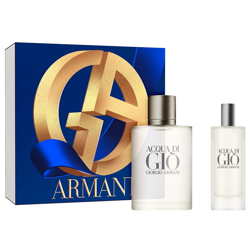Kit Armani Coffret Acqua di Gio Giorgio - Perfume Masculino EDT 50ml + Travel Size 15ml