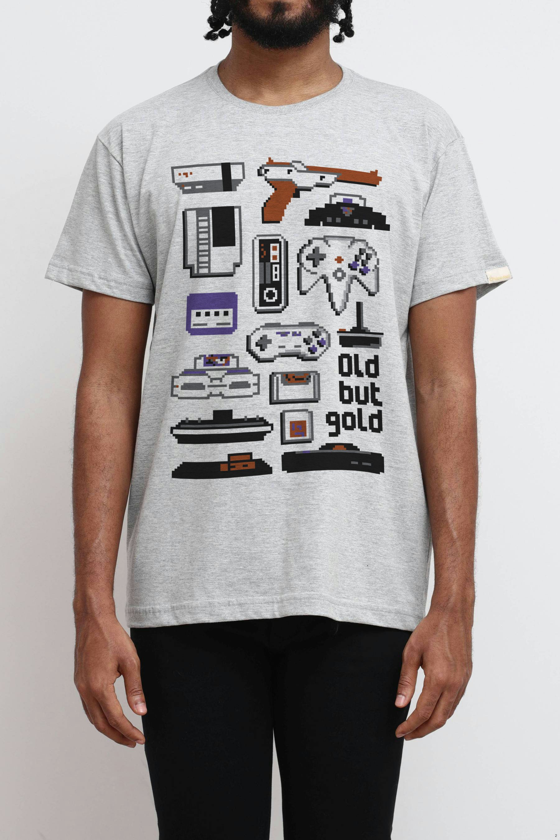 Camiseta Gamer Estampa Old But Gold - Unissex