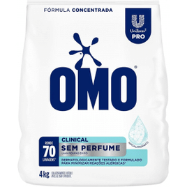 OMO Lavanderia Profissional Clinical detergente em pó hipoalergênico 4 kg