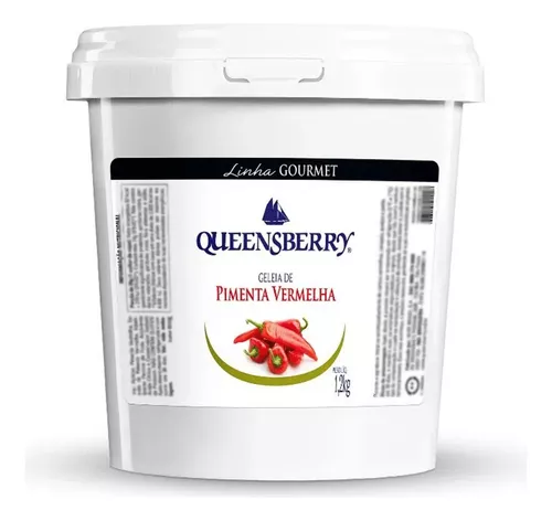 Geleia Queensberry Pimenta Vermelha Agridoce Gourmet 1,2kg