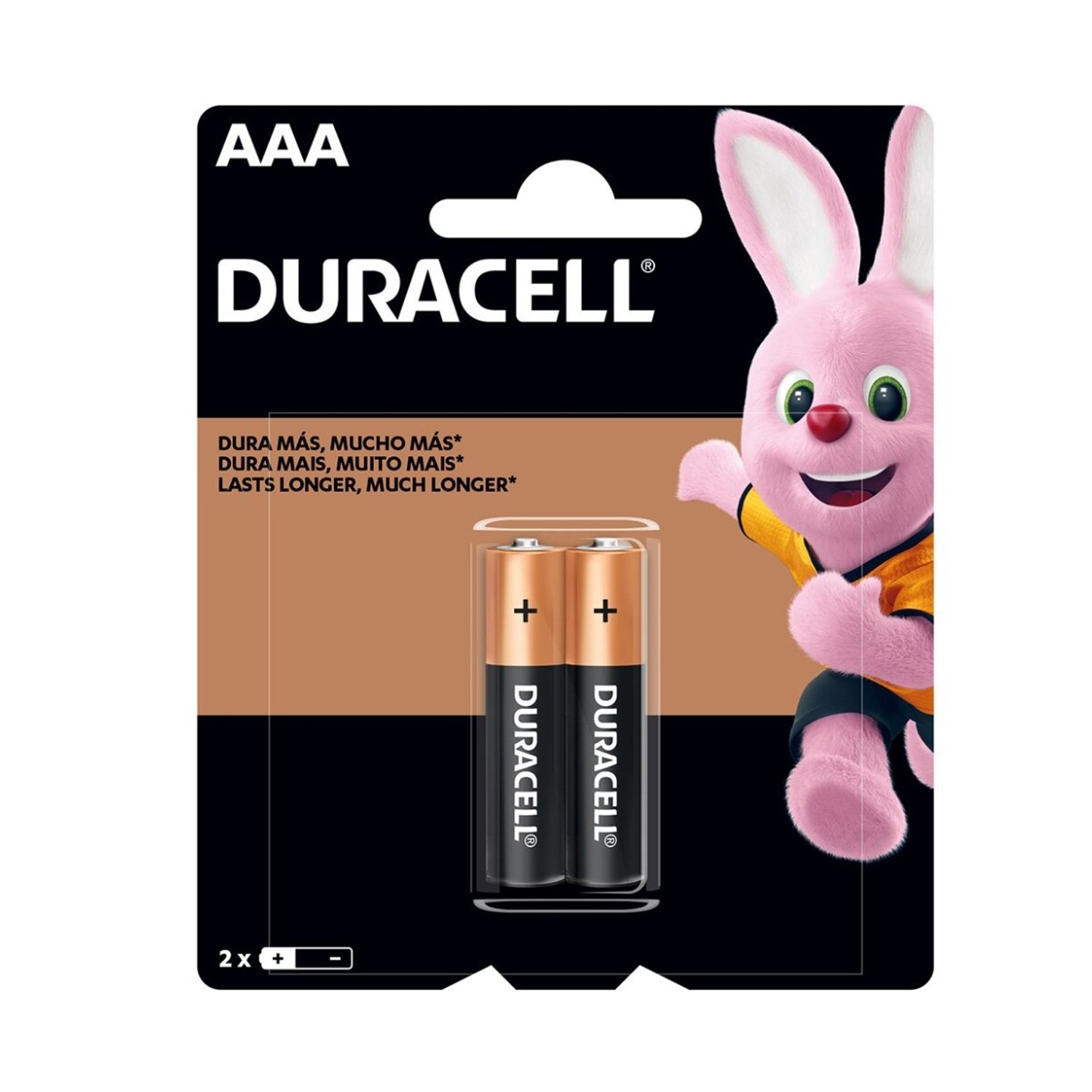 Pilha Alcalina Duracell  AAA 2 Unidades