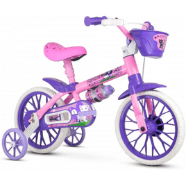 Bicicleta Aro 12 Infantil Menina Cat Nathor
