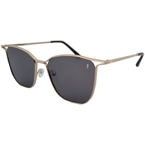 Óculos de Sol Feminino Proteção UV Polo Marine M-HT23 + Case (Preto - Golden)