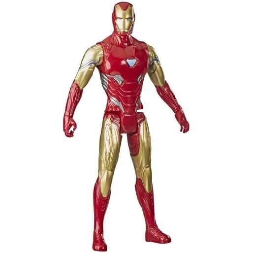 Boneco Marvel Avengers Titan Hero Figura de 30 cm Vingadores - Homem de Ferro - F2247 - Hasbro Vermelho e dourado