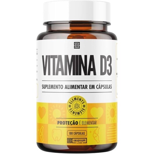 Vitamina D3 Iridium Labs 2.000Ui - 100 Comprimidos