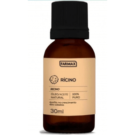 Óleo Capilar De Rícino Farmax Transparente 30ml