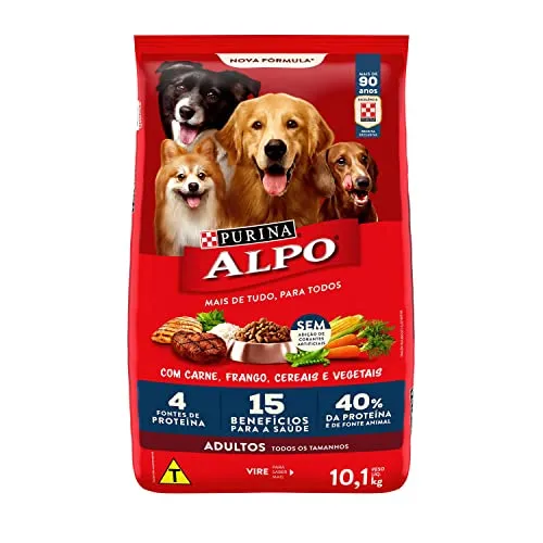 (REC) Purina Alpo Alpo - Ração Cães Adultos Carne E Frango 10,1Kg