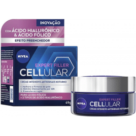 Creme Facial NIVEA Antissinais Cellular Filler Noite - 49g