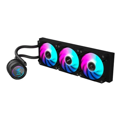 Water Cooler Gigabyte Aorus 360, RGB, 360mm, Intel/AMD, Preto - GP-AORUS WATERFORCE II 360