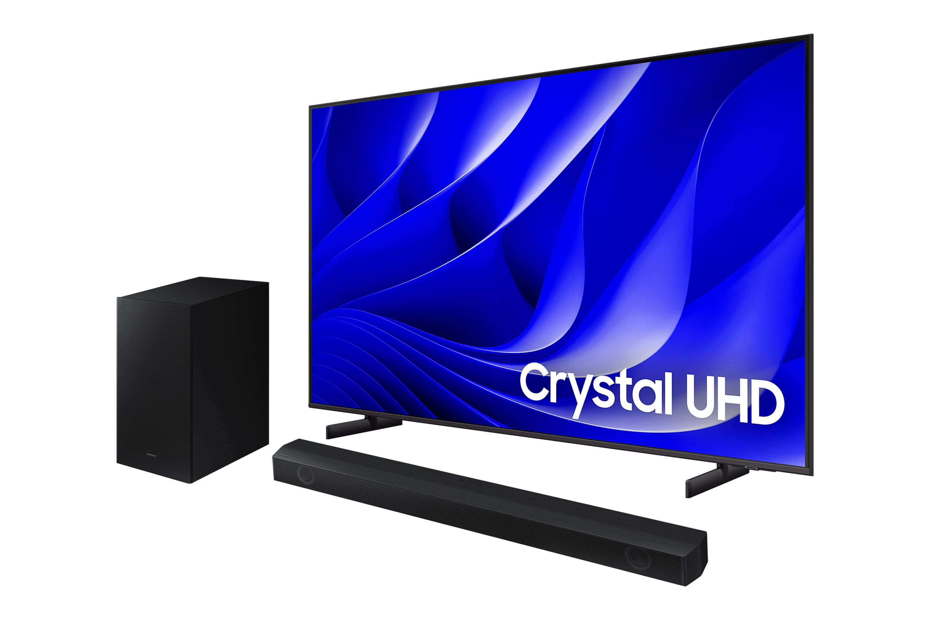 Smart Big TV 75" Crystal UHD 4K 75DU8000 2024 + Soundbar HW-B550/ZD