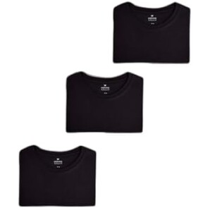 Kit Com 3 Camisetas Masculinas Básicas - Tam G