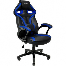 Cadeira Gamer Mymax Mx1 Peso Suportado até 120Kg Giratória Preto E Azul - mgch-8131/bl