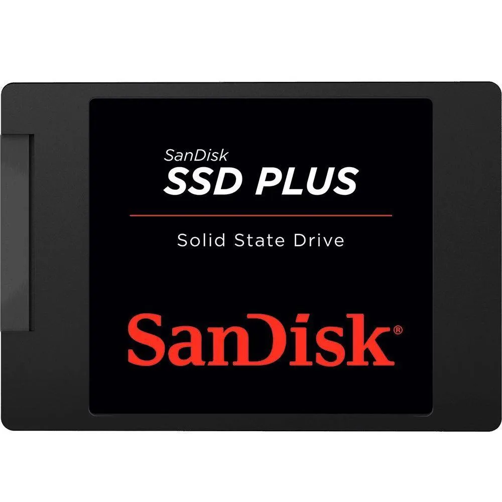 SSD 480GB Sandisk Sata III 2.5, Leitura 535 MB/s E Gravação 445 MB/s - Sdssda-480g-G26