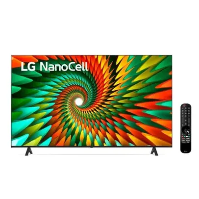 Smart TV 55 4K LG NanoCell 55NANO77SRA Bluetooth ThinQ AI Alexa Google assistente Airplay 3 HDMI