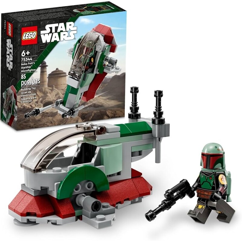 Lego Star Wars Microfighter Nave Estelar de Boba Fett 75344 - 85 Peças