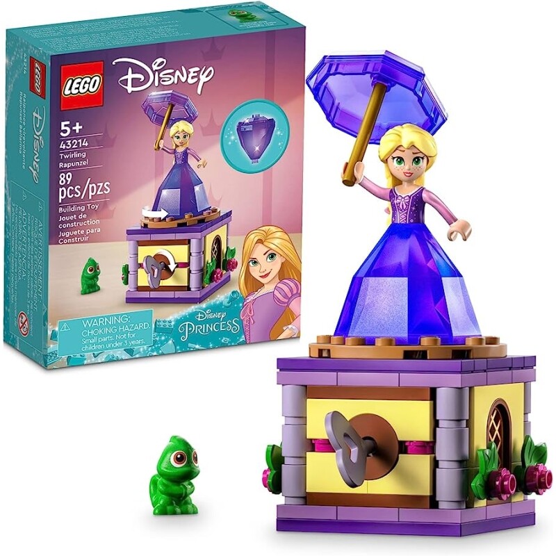 Brinquedo LEGO Disney Rapunzel Giratória 43214 (89 Peças)