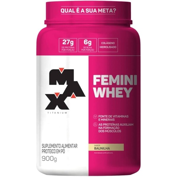 Femini Whey Protein Max Titanium - 900gr