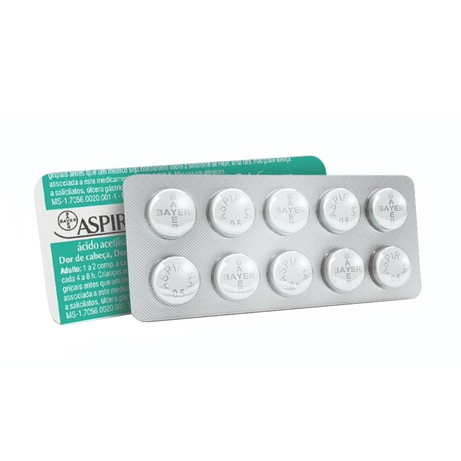 Aspirina 500mg 10 Comprimidos