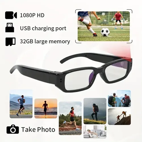 Óculos com Câmera 1080P HD 32GB