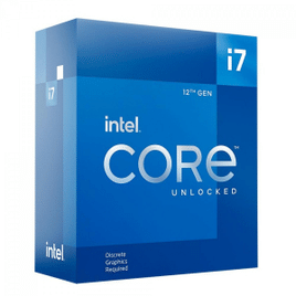 Processador Intel Core i7-12700KF 12-Core 20-Threads 3.6GHz (5.0GHz Turbo) Cache 25MB LGA1700 - BX8071512700KF
