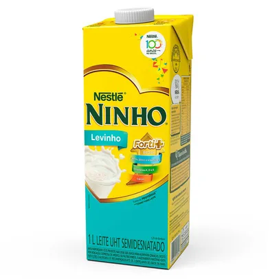 (Levando 6 R$29,94) Leite Semidesnatado UHT Ninho Levinho Vitaminado 1 L