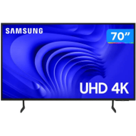 Smart TV 70” 4K UHD LED Samsung 70DU7700 Wi-Fi Bluetooth Alexa 3 HDMI
