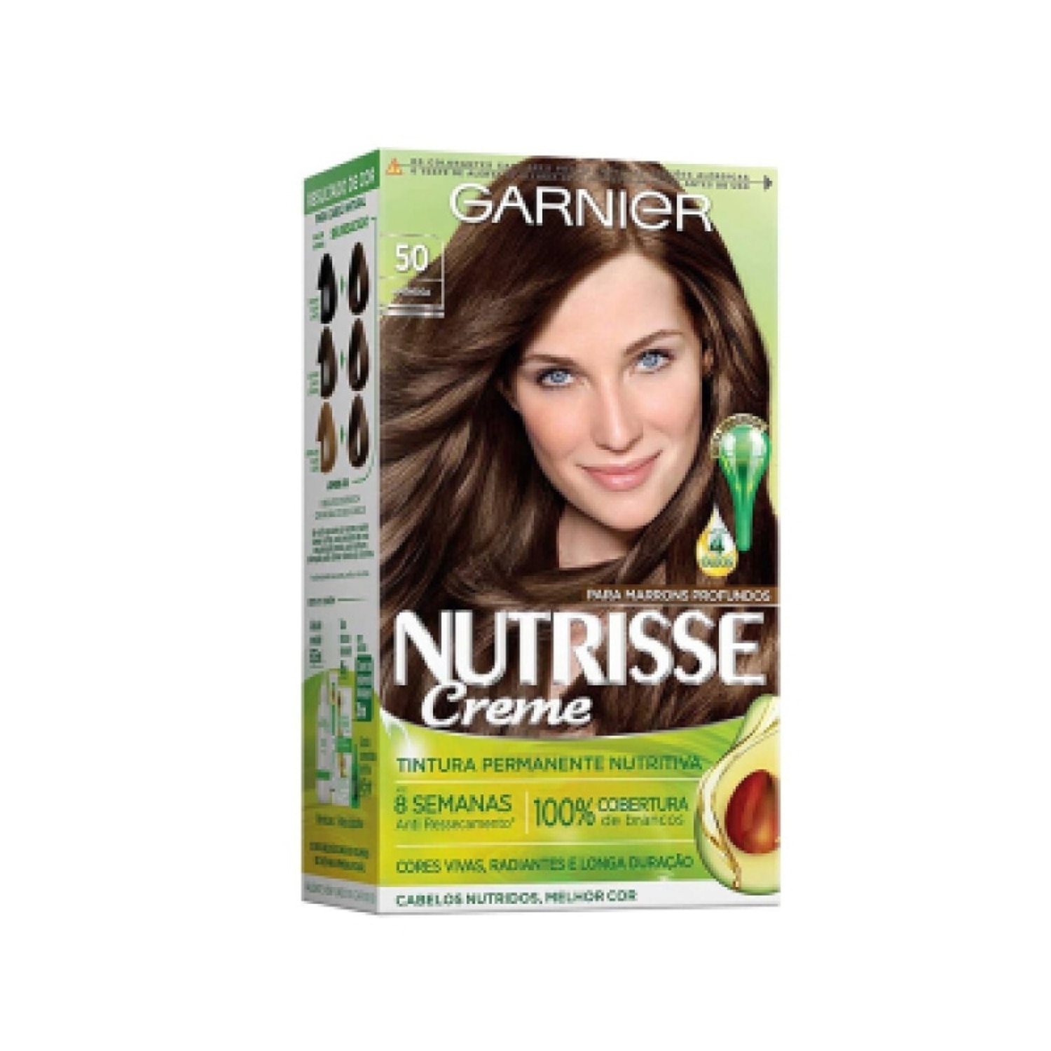 Tintura Creme Garnier Nutrisse 50 Amendoa