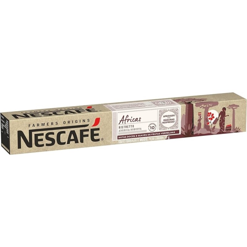 Nescafé Café Em Cápsulas Nescafe Africas Compatível Com Nespresso - 10 Capsulas