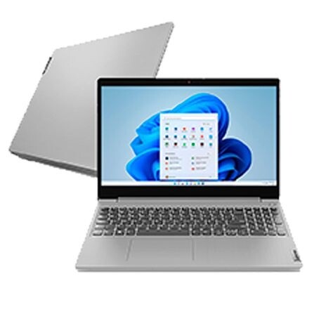 Notebook Lenovo IdeaPad 3i i7-1165G7 12GB SSD 256GB Intel Iris Xe Tela 15,6" FHD W11 - 82MD000HBR