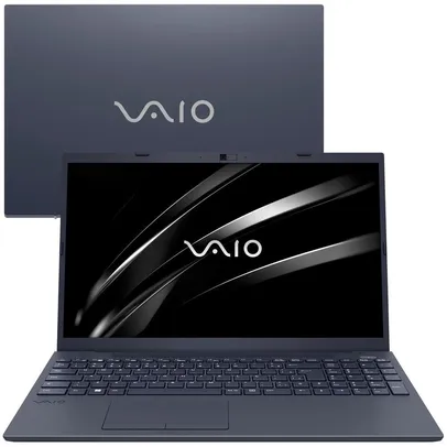 Notebook Vaio FE15 AMD Ryzen 7-5700u, 32GB RAM, SSD 512GB, Tela 15.6 Full HD, Linux Debian 10, Cinza Grafite.