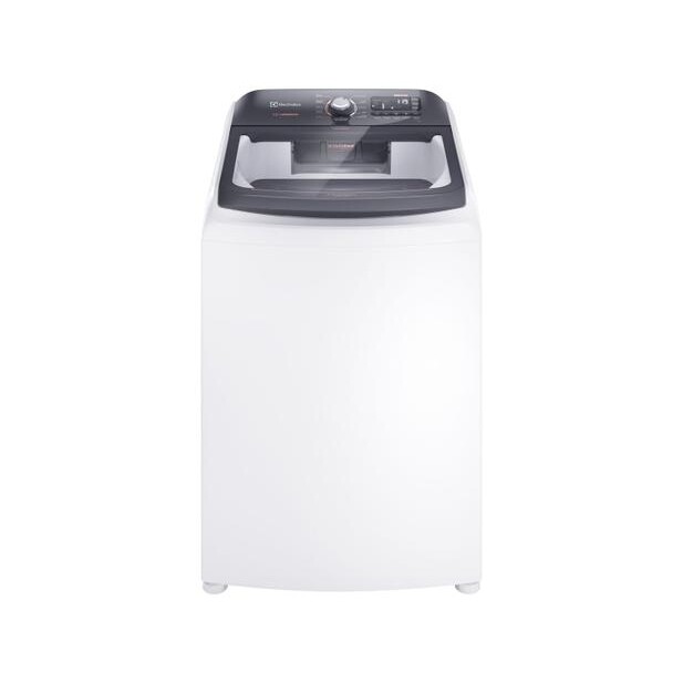 Lavadora de Roupas Electrolux 15kg Cesto Inox 11 Programas de Lavagem Branco Premium Care LEC15