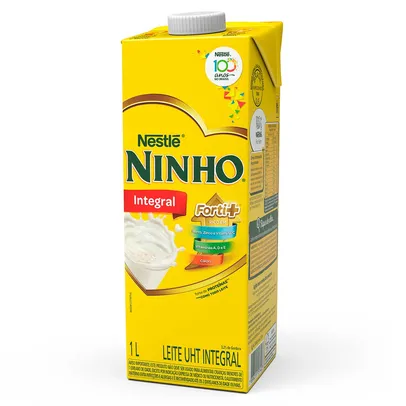 [16-unidades]Leite Integral UHT Ninho Forti+ Vitaminado 1 L