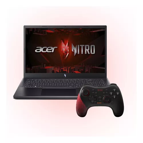 Notebook Gamer Acer Nitro V15 i5-13420H 8GB SSD 512GB Geforce RTX 3050 Tela 15.6" FHD Linux Gutta - ANV15-51-57WS + Controle