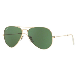 Oculos de Sol Ray Ban Aviador Rb3025 L0205 58mm Dourado Lente Verde G15