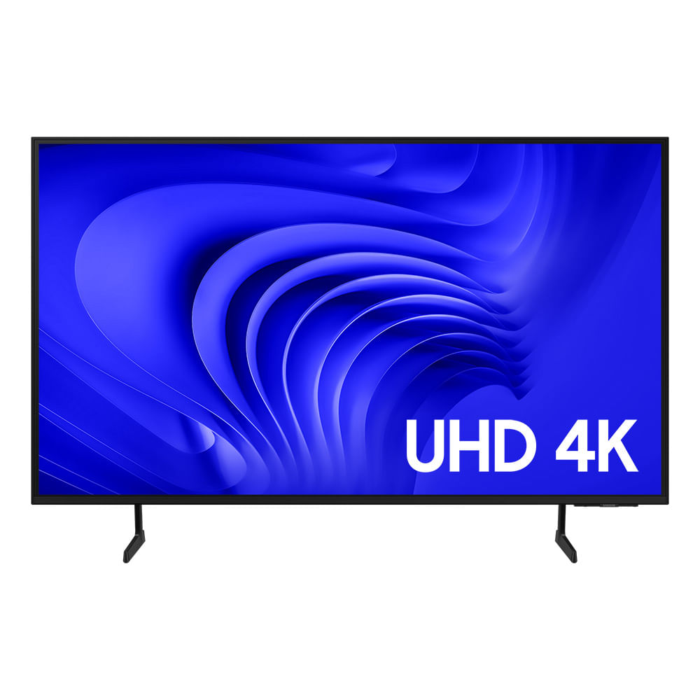 Samsung Smart Big TV 75" UHD 4K 75DU7700 2024 Processador Crystal 4K Gaming Hub AI Energy Mode Controle SolarCell A