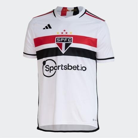 Camisa São Paulo Adidas I 23/24 Torcedor - Masculina Tam EEGG