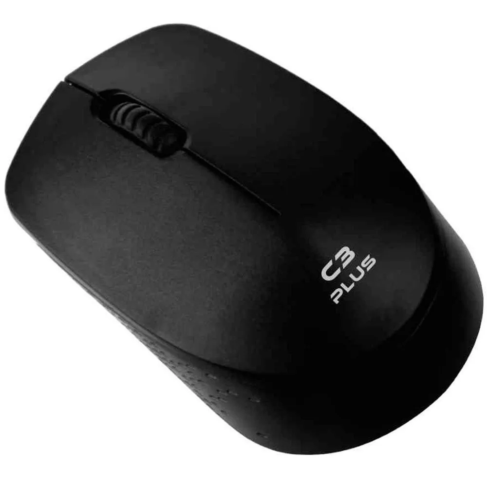 (Primeninja R$ 11,90) Mouse Sem Fio C3Plus - M-W17BK