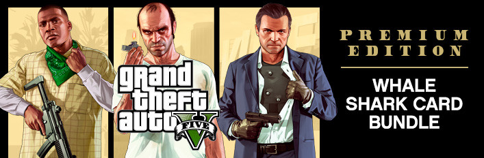 [PC] Bundle Grand Theft Auto V: Edição Premium & Pacote Tubarão-Baleia