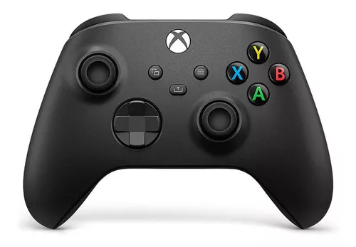 Joystick Microsoft Xbox Nova Geração Carbon Black Cor Preto
