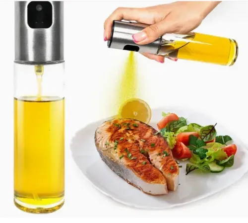 Pulverizador spray de azeite, óleo e vinagre para cozinha