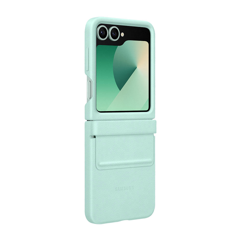 Capa Couro Ecológico Flap Galaxy Z Flip6