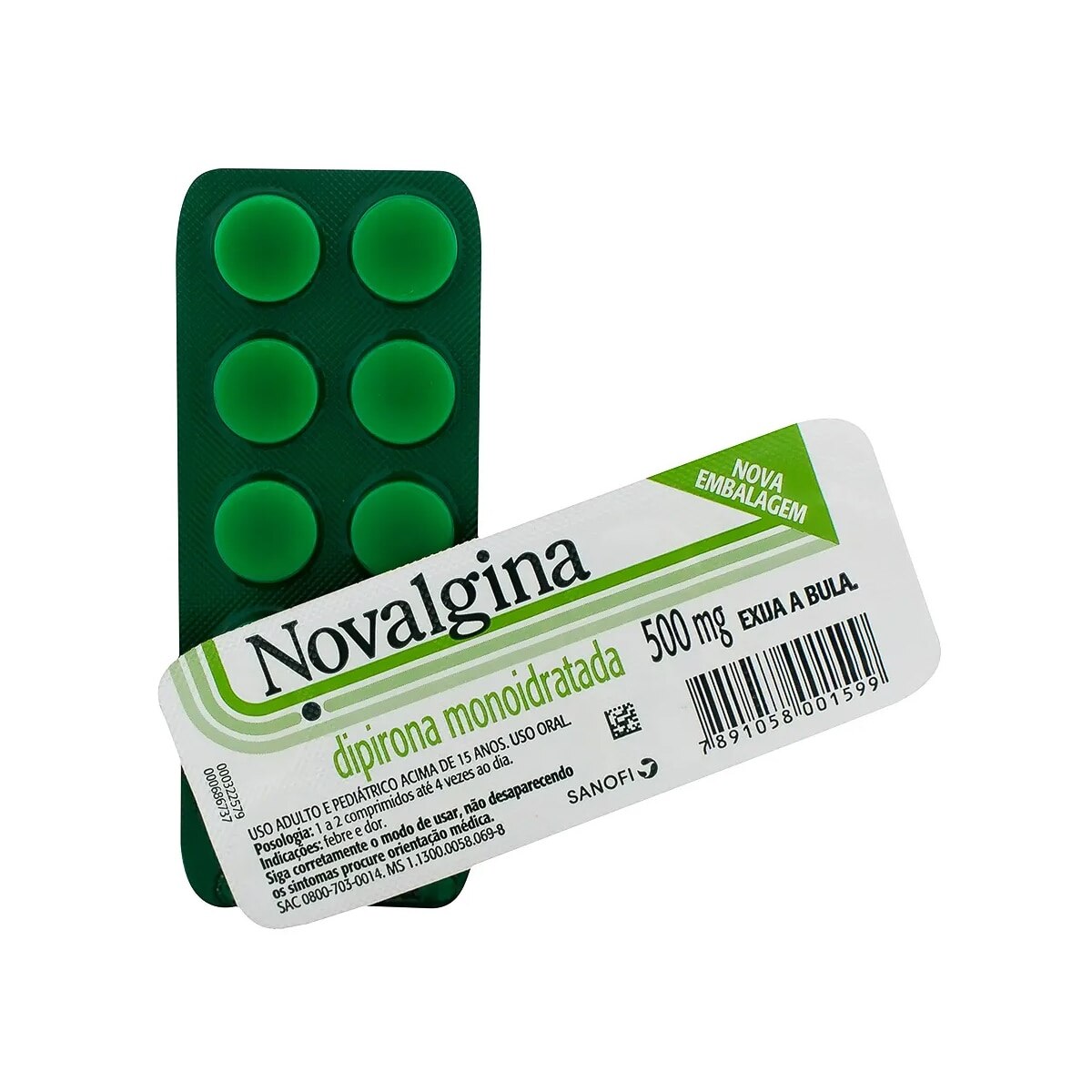 Novalgina 500mg 10 Comprimidos